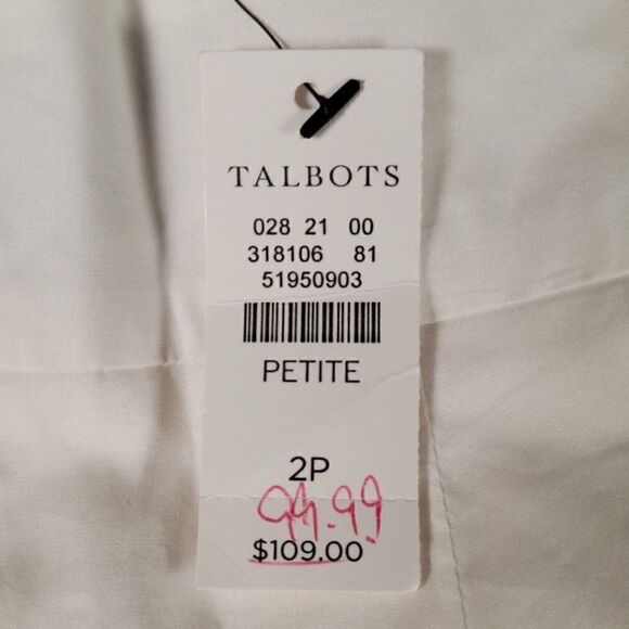 TalbotsāEmbroideredāPleatedĀ SkirtāSzā2P - Picture 7 of 8